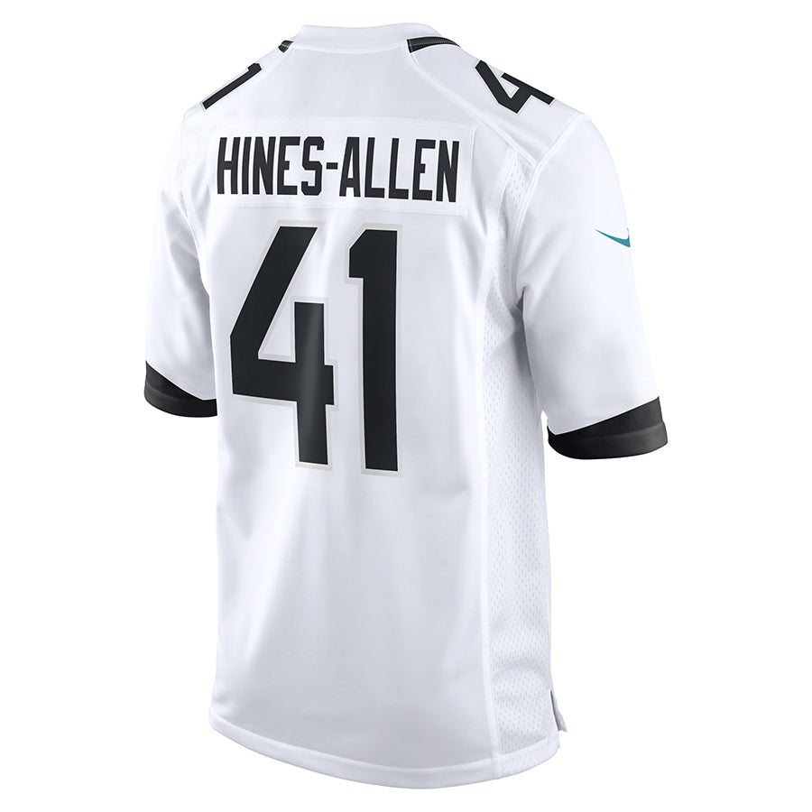 Johmsee J.Jaguars #41 Josh Hines-Allen Player White Home Game Football Jerseys