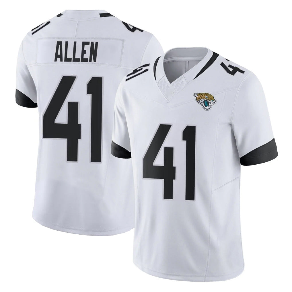 Johmsee J.Jaguars #41 Josh Hines-Allen Player White Vapor F.U.S.E. Limited Home Game Stitched Jerseys