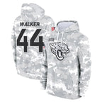 Johmsee J.Jaguars #44 Travon Walker Player Arctic Camo Salute to Service Hoodies Limited Game Stitched Jerseys