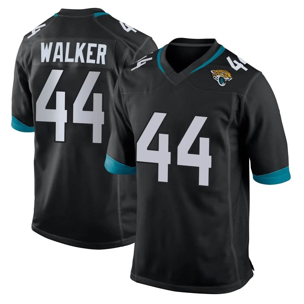 Johmsee J.Jaguars #44 Travon Walker Player Black Home Game Stitched Jerseys