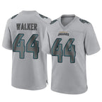 Johmsee J.Jaguars #44 Travon Walker Player Gray Atmosphere Fashion Home Game Stitched Jerseys