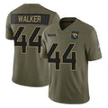Johmsee J.Jaguars #44 Travon Walker Player Olive 2025 Salute To Service Limited Game Stitched Jerseys