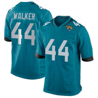 Johmsee J.Jaguars #44 Travon Walker Player Teal Home Game Stitched Jerseys