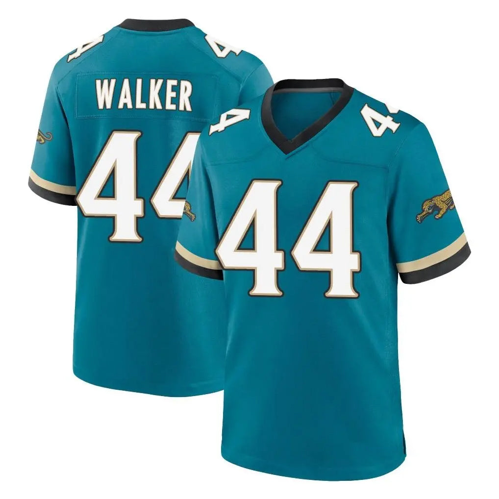 Johmsee J.Jaguars #44 Travon Walker Player Teal Prowler Throwback Limited Home Game Stitched Jerseys