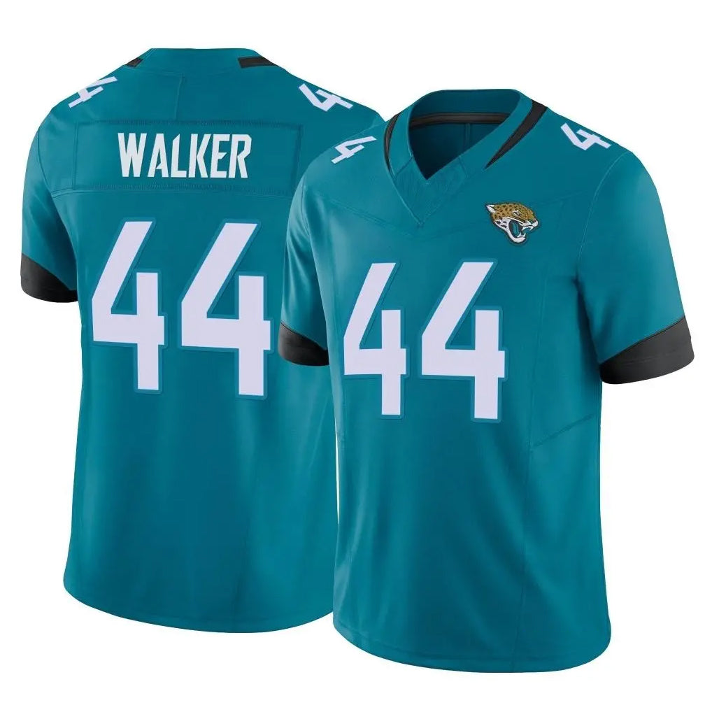 Johmsee J.Jaguars #44 Travon Walker Player Teal Vapor F.U.S.E. Limited Home Game Stitched Jerseys