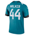 Johmsee J.Jaguars #44 Travon Walker Teal Legend Jersey American Stitched Jerseys
