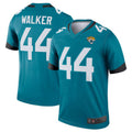 Johmsee J.Jaguars #44 Travon Walker Teal Legend Jersey American Stitched Jersey