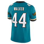 Johmsee J.Jaguars #44 Travon Walker Teal Prowler Throwback Vapor F.U.S.E. Limited Stitched Jerseys