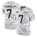 Johmsee J.Jaguars #7 Brian Thomas Jr. Player Arctic Camo Salute To Service Limited Game Stitched Jerseys