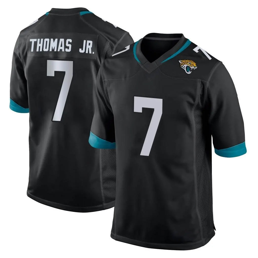 Johmsee J.Jaguars #7 Brian Thomas Jr. Player Black Home Game Stitched Jerseys