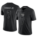 Johmsee J.Jaguars #7 Brian Thomas Jr. Player Black RFLCTV Limited Stitched Jerseys