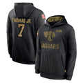 Johmsee J.Jaguars #7 Brian Thomas Jr. Player Black Salute to Service Hoodies Limited Game Stitched Jerseys