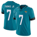 Johmsee J.Jaguars #7 Brian Thomas Jr. Player Teal Vapor Untouchable Limited Home Game Stitched Jerseys