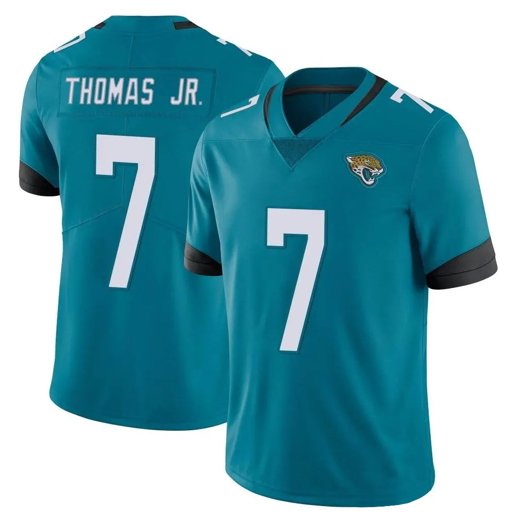 Johmsee J.Jaguars #7 Brian Thomas Jr. Player Teal Vapor Untouchable Limited Home Game Stitched Jerseys