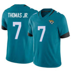 Johmsee J.Jaguars #7 Brian Thomas Jr. Player Vapor F.U.S.E. Limited Teal Stitched Jerseys