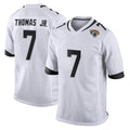 Johmsee J.Jaguars #7 Brian Thomas Jr. Player White Home Game Stitched Jerseys
