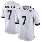 Johmsee J.Jaguars #7 Brian Thomas Jr. Player White Home Game Stitched Jerseys