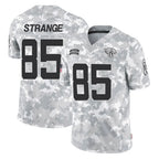 Johmsee J.Jaguars #85 Brenton Strange Player Arctic Camo Salute To Service Limited Game Stitched Jerseys