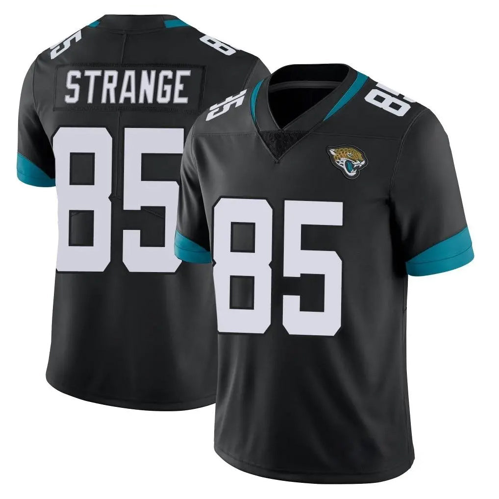 Johmsee J.Jaguars #85 Brenton Strange Player Black Vapor Untouchable Limited Home Game Stitched Jerseys