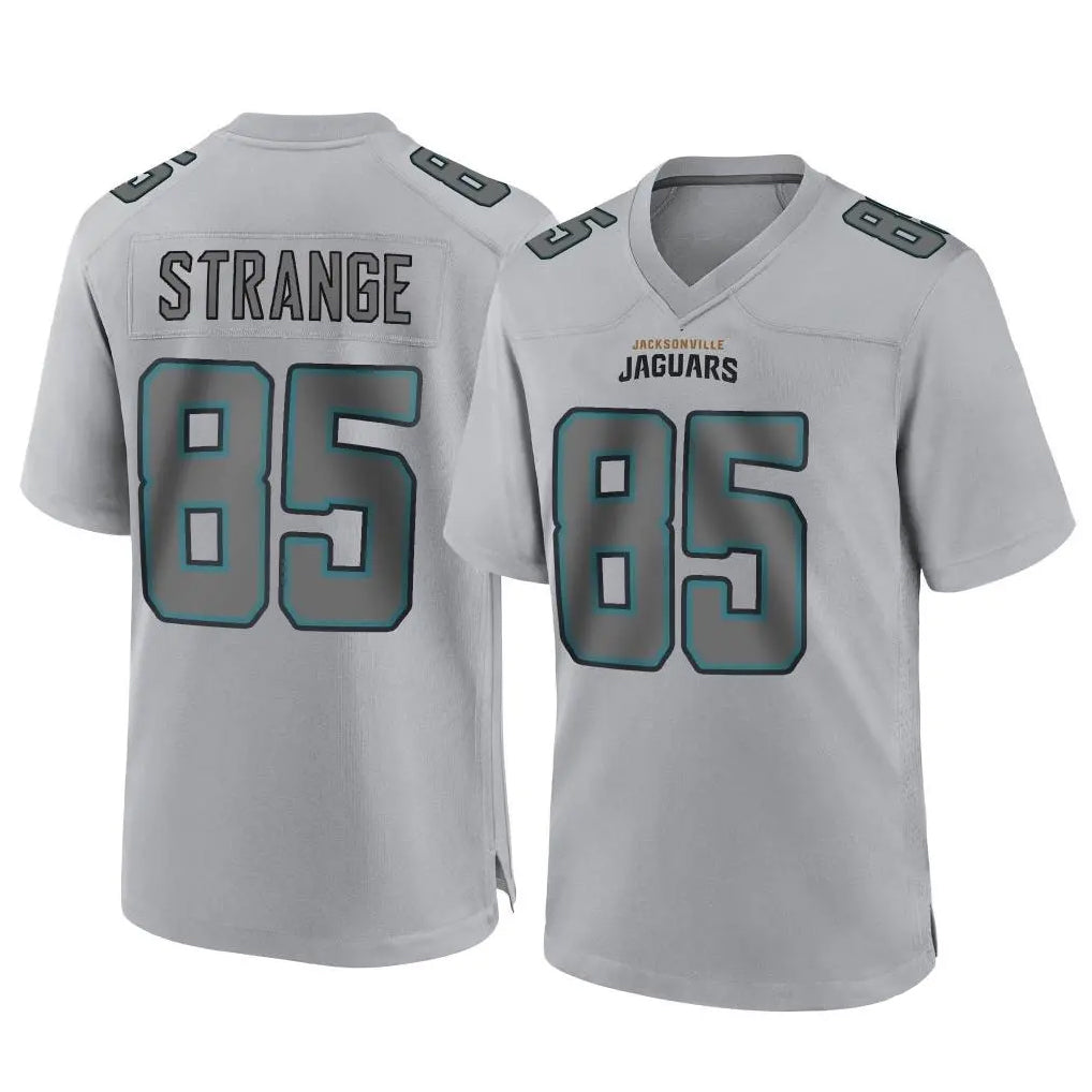 Johmsee J.Jaguars #85 Brenton Strange Player Gray Atmosphere Fashion Home Game Stitched Jerseys
