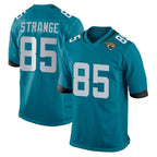 Johmsee J.Jaguars #85 Brenton Strange Player Teal Home Game Stitched Jerseys
