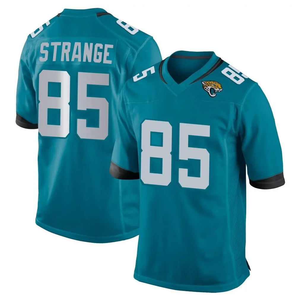Johmsee J.Jaguars #85 Brenton Strange Player Teal Home Game Stitched Jerseys