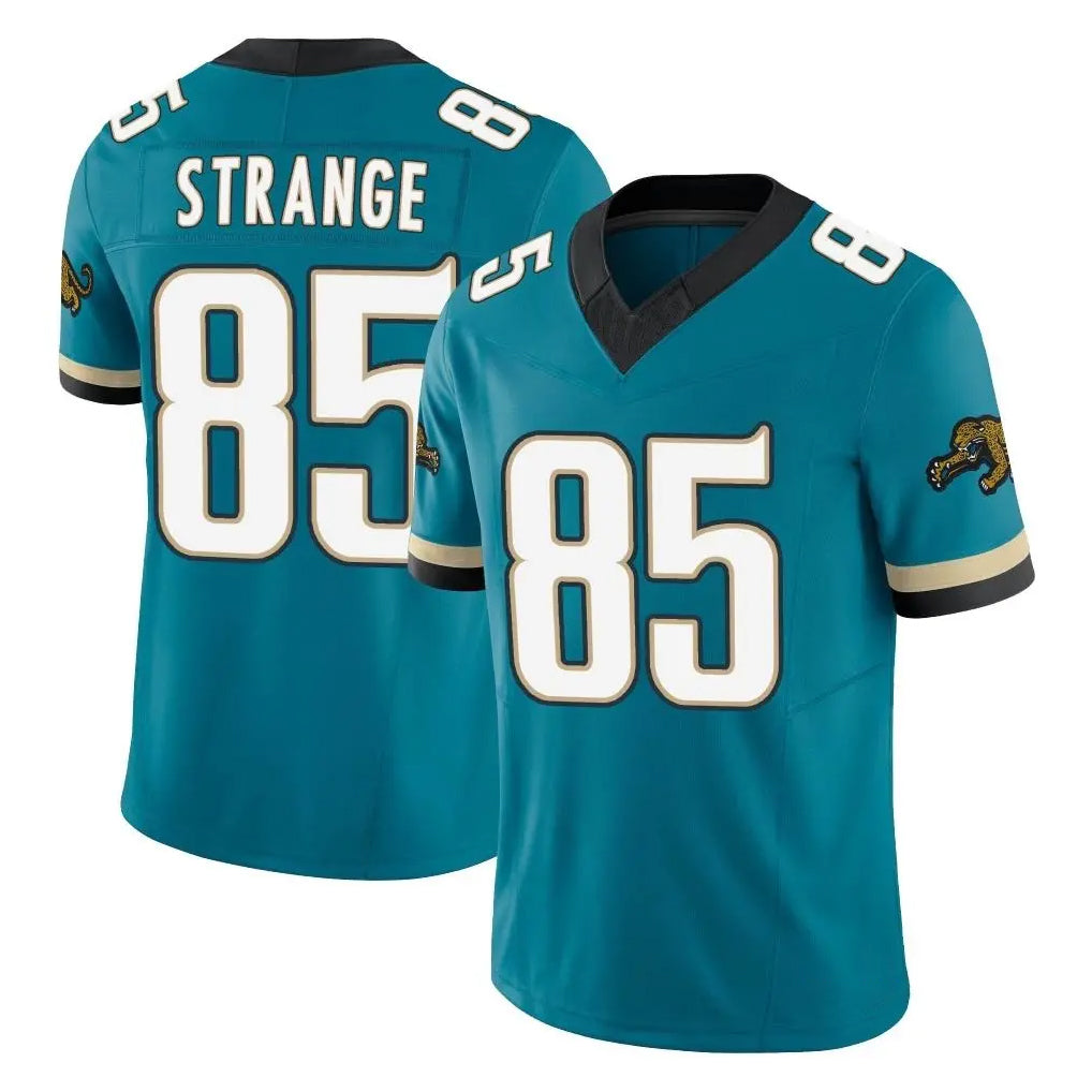 Johmsee J.Jaguars #85 Brenton Strange Player Teal Prowler Throwback Vapor F.U.S.E. Limited Home Game Stitched Jerseys