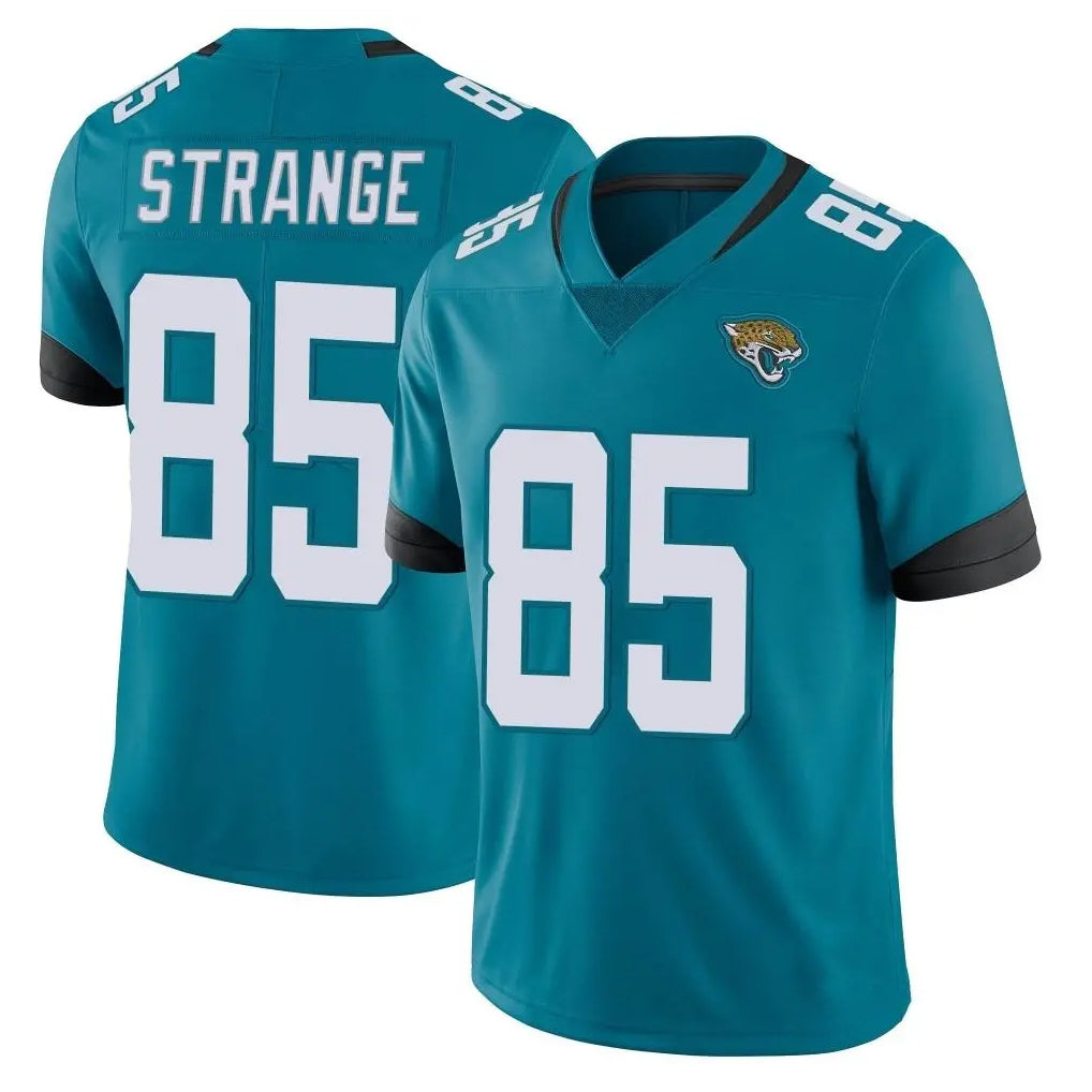 Johmsee J.Jaguars #85 Brenton Strange Player Teal Vapor Untouchable Limited Home Game Stitched Jerseys