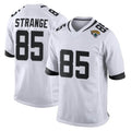 Johmsee J.Jaguars #85 Brenton Strange Player White Home Game Stitched Jerseys