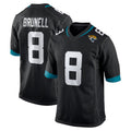 Johmsee J.Jaguars #8 Mark Brunell?Player Black Home Game Stitched Jerseys