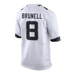 Johmsee J.Jaguars #8 Mark Brunell?Player White Home Game Stitched Jerseys