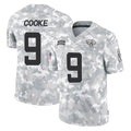 Johmsee J.Jaguars #9 Logan Cooke Player Arctic Camo Salute To Service Limited Game Stitched Jerseys