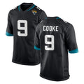 Johmsee J.Jaguars #9 Logan Cooke Player Black Home Game Stitched Jerseys