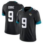Johmsee J.Jaguars #9 Logan Cooke Player Black Vapor Untouchable Limited Home Game Stitched Jerseys