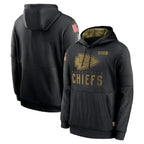 Johmsee KC.Chiefs Black Salute to Service Hoodies Limited Game Blank Player Stitched Jerseys