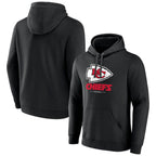 Johmsee Custom KC.Chiefs Blank Player Black Pullover Hoodie Stitched Jerseys