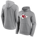 Johmsee Custom KC.Chiefs Blank Player Gray Pullover Hoodie Stitched Jerseys