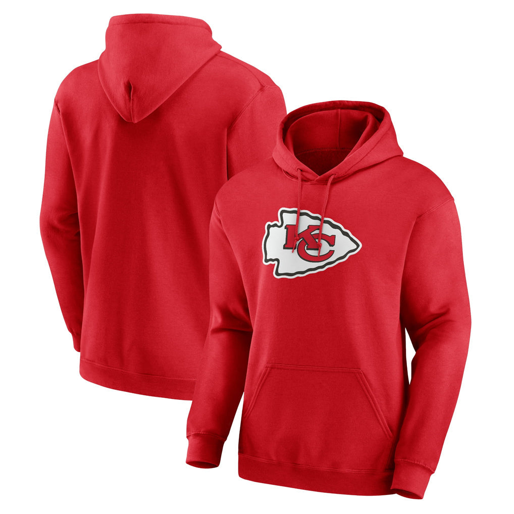 Johmsee KC.Chiefs Red LoGo Pullover Hoodies Limited Blank Player Stitched Jerseys