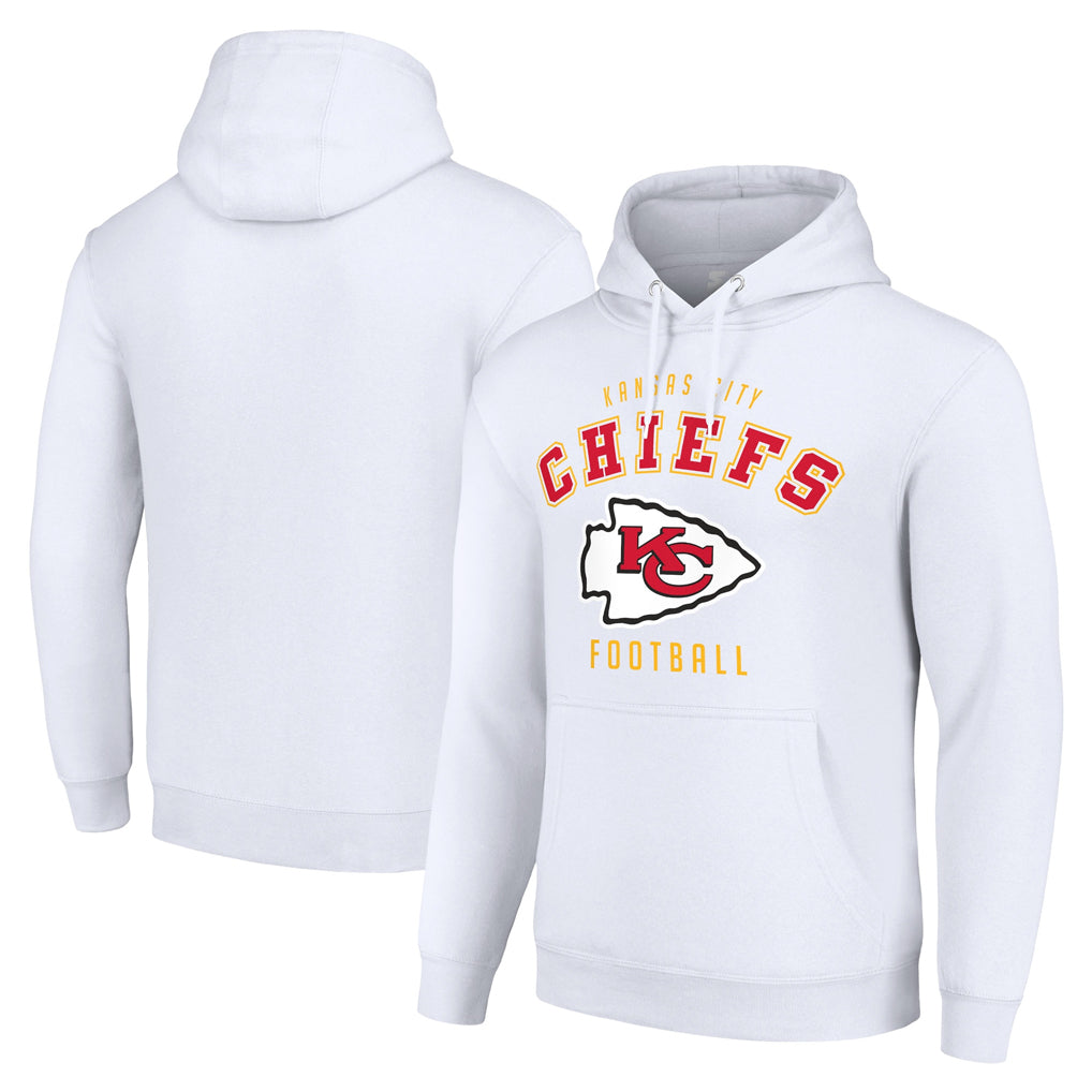 Johmsee KC.Chiefs White Pullover Hoodies Limited Blank Player Stitched Jerseys