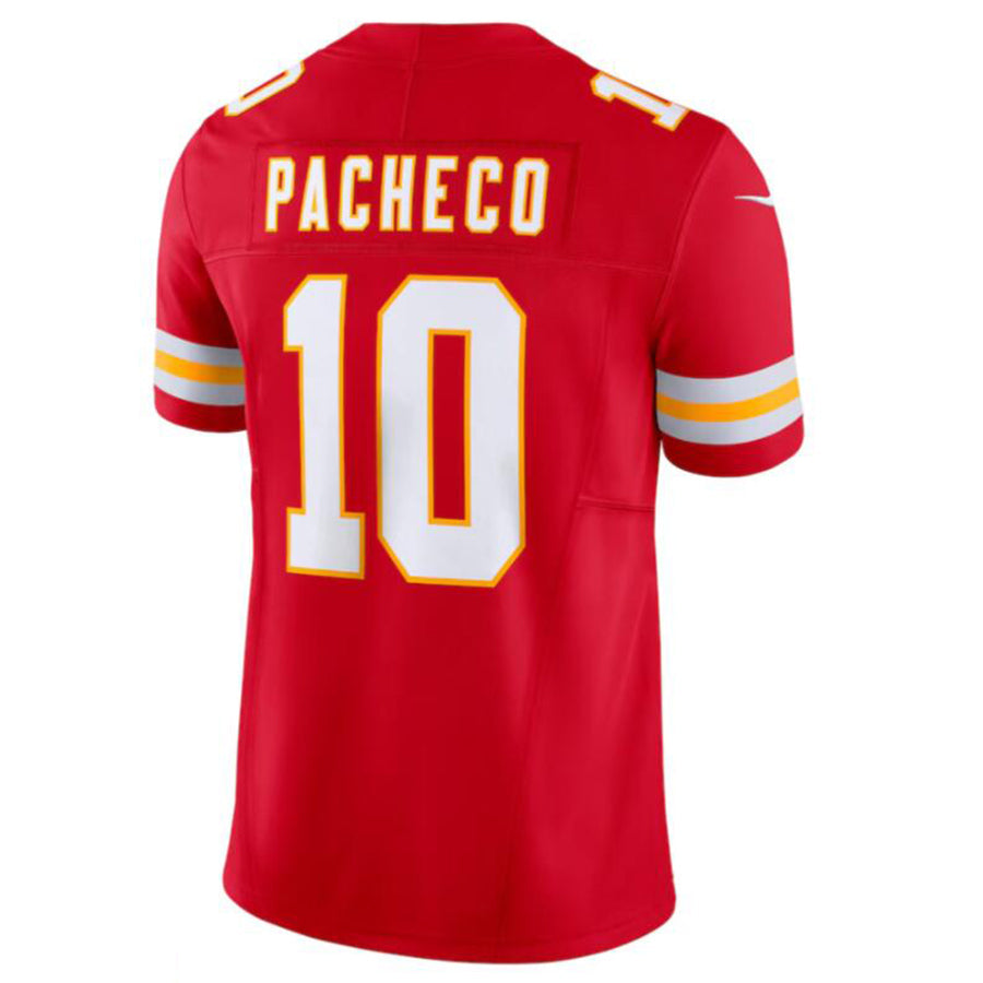 Johmsee KC.Chiefs #10 Isiah Pacheco Red Vapor F.U.S.E. Limited Jersey American Stitched Jerseys
