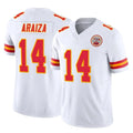 Johmsee KC.Chiefs #14 Matt Araiza Player White Limited Vapor F.U.S.E. Home Game Stitched Jerseys