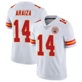 Johmsee KC.Chiefs #14 Matt Araiza Player White Limited Vapor Untouchable Home Game Stitched Jerseys