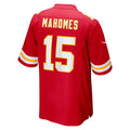 Johmsee KC.Chiefs #15 Patrick Mahomes Player Red Home Game Stitched Jerseys