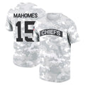Johmsee KC.Chiefs #15 Patrick Mahomes Player Salute to Service Hoodies & T-Shirts Stitched Jerseys