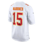 Johmsee KC.Chiefs #15 Patrick Mahomes Player White Fashion Home Game Stitched Jerseys