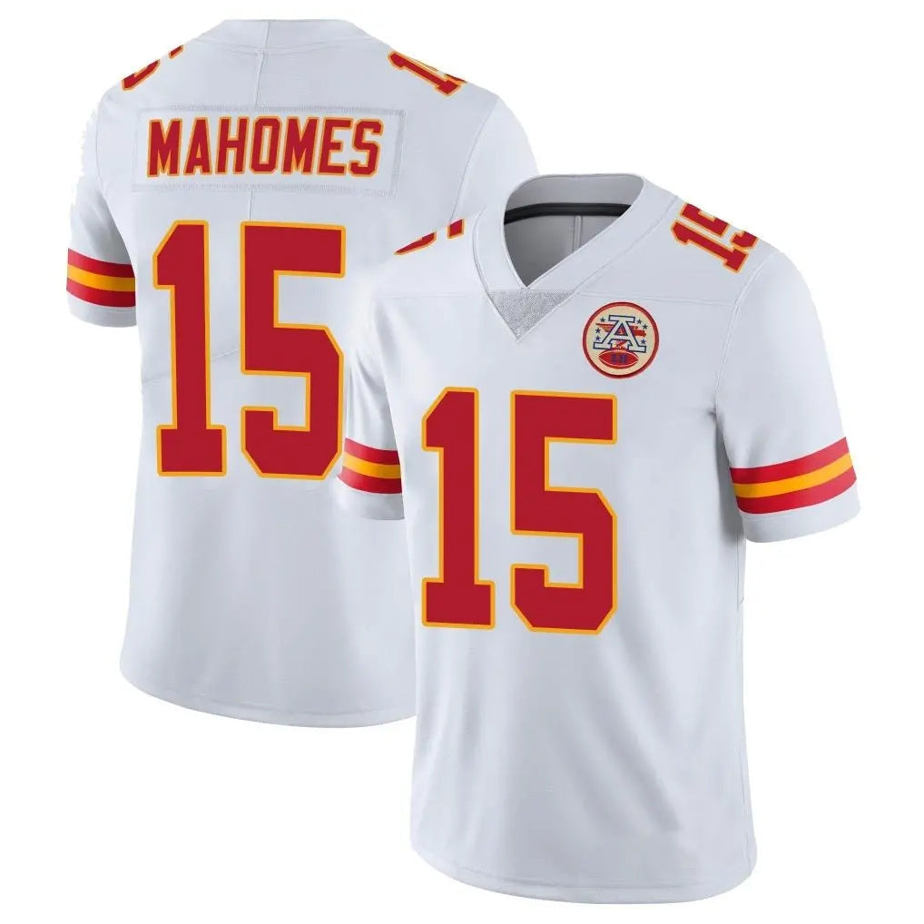 Johmsee KC.Chiefs #15 Patrick Mahomes Player White Limited Vapor Untouchable Home Game Stitched Jerseys