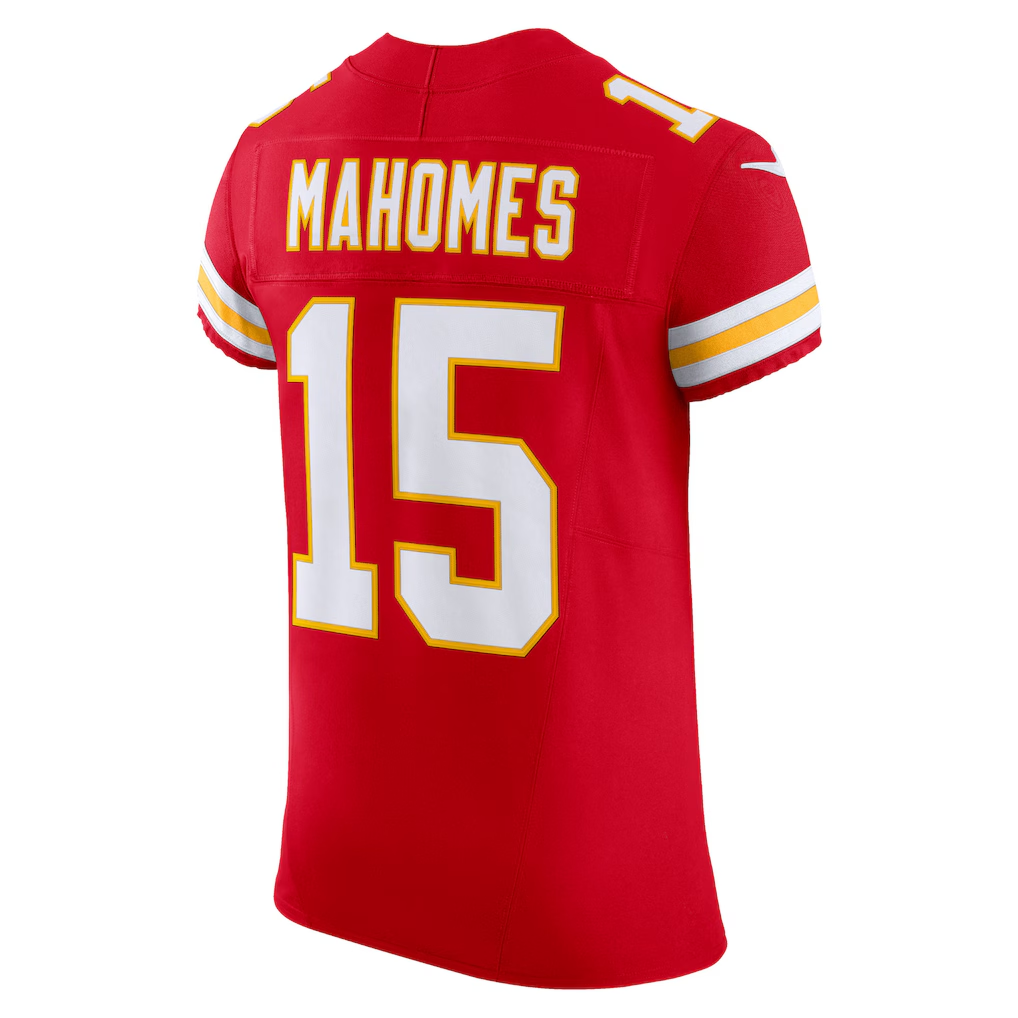 Johmsee KC.Chiefs #15 Patrick Mahomes Red Team Vapor F.U.S.E. Elite Stitched Jerseys