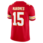 Johmsee KC.Chiefs #15 Patrick Mahomes Red Team Vapor F.U.S.E. Stitched Limited Jerseys