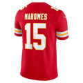 Johmsee KC.Chiefs #15 Patrick Mahomes Red Team Vapor F.U.S.E. Stitched Limited Jersey