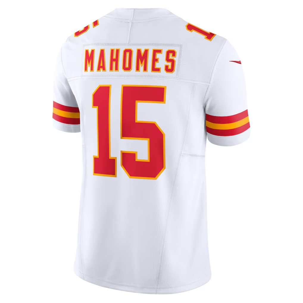 Johmsee KC.Chiefs #15 Patrick Mahomes White Vapor F.U.S.E. Limited Stitched Jerseys